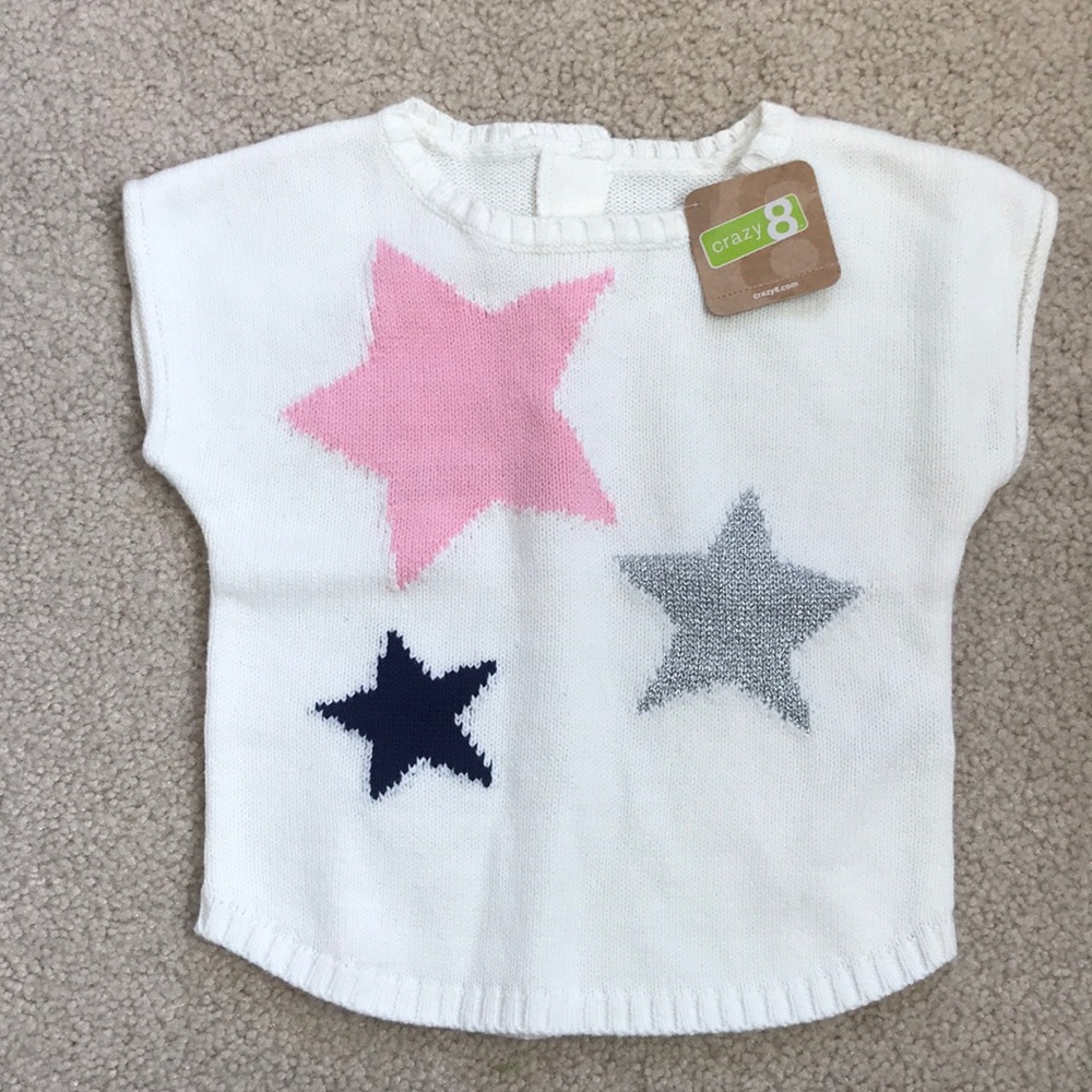 NWT Crazy 8 Star Sweater